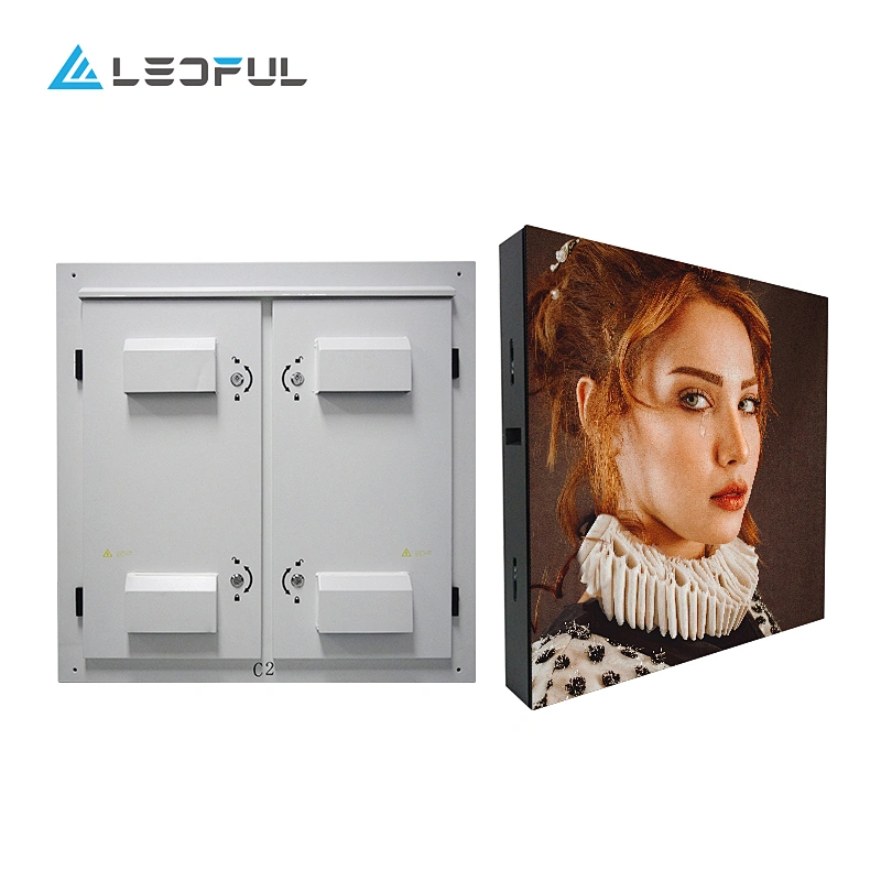 Double side wireless nationstar full color outdoor P6 P10 round led large screen display