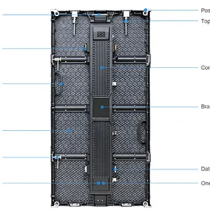 500*1000mm  outdoor rental wide viewing angle LED display  panels LED video TV