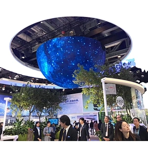 High grey scale mini slim indoor P2 flexible led display panels