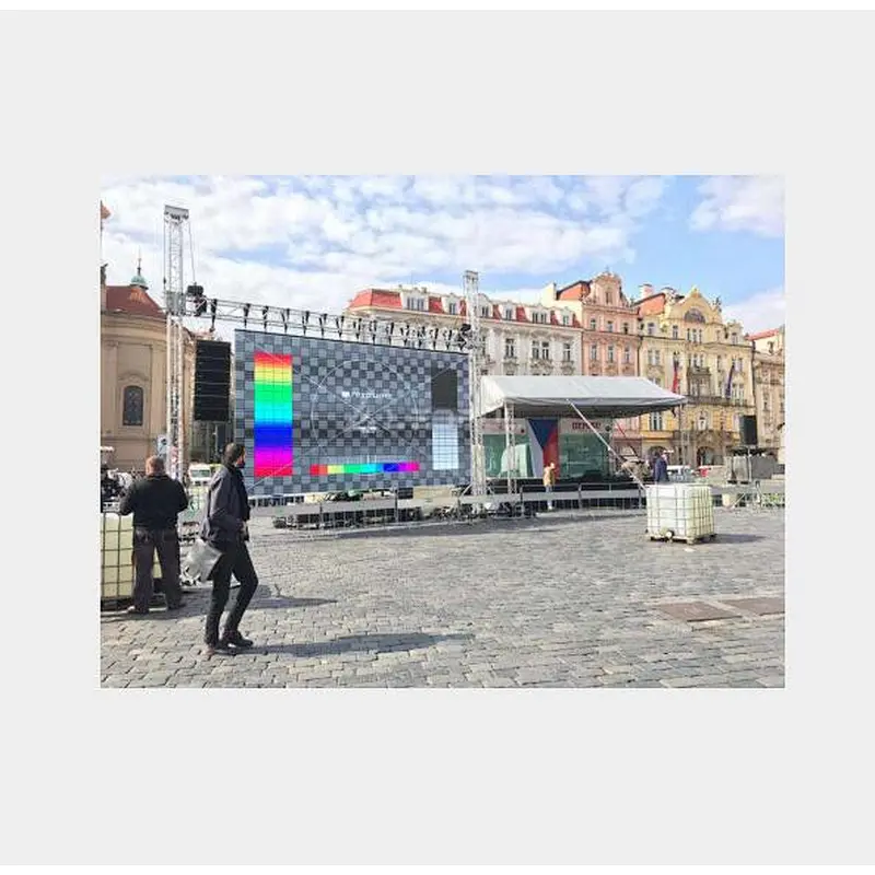 P4.8 outdoor full color LED display video