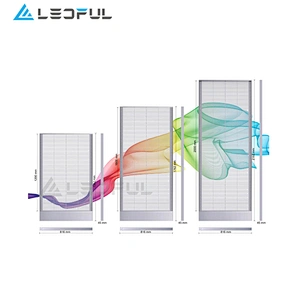 Illuminated RGB Full Color LED Display Transparent Poster