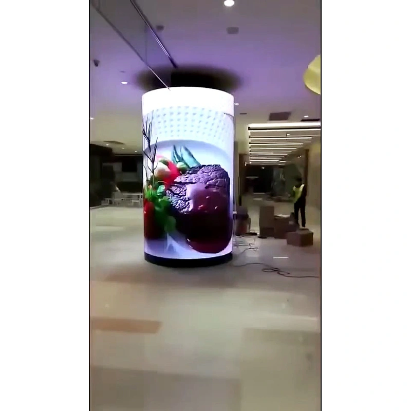 Full color flexible LED display panel for advertising