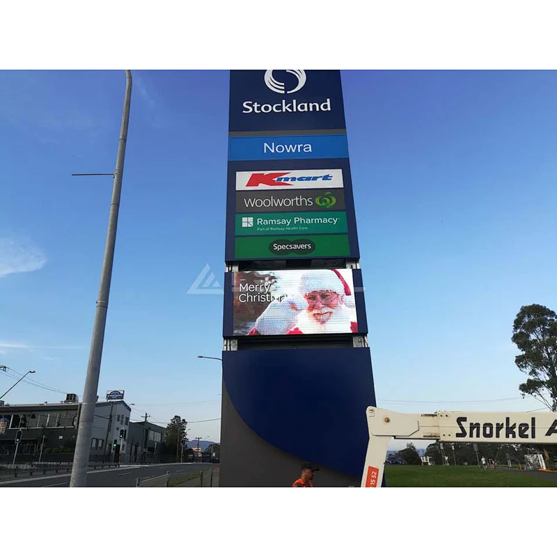advertising bus stop led display screen