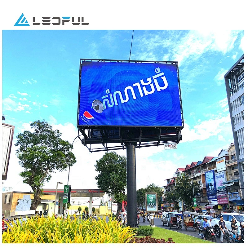 Thin and Light 960*960mm cabinet p10 outdoor commercial advertising LED displays/screen