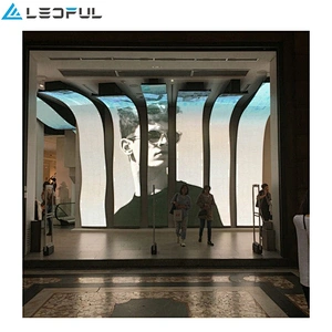 Indoor P2.5 customized flexible LED screen for shopping mall