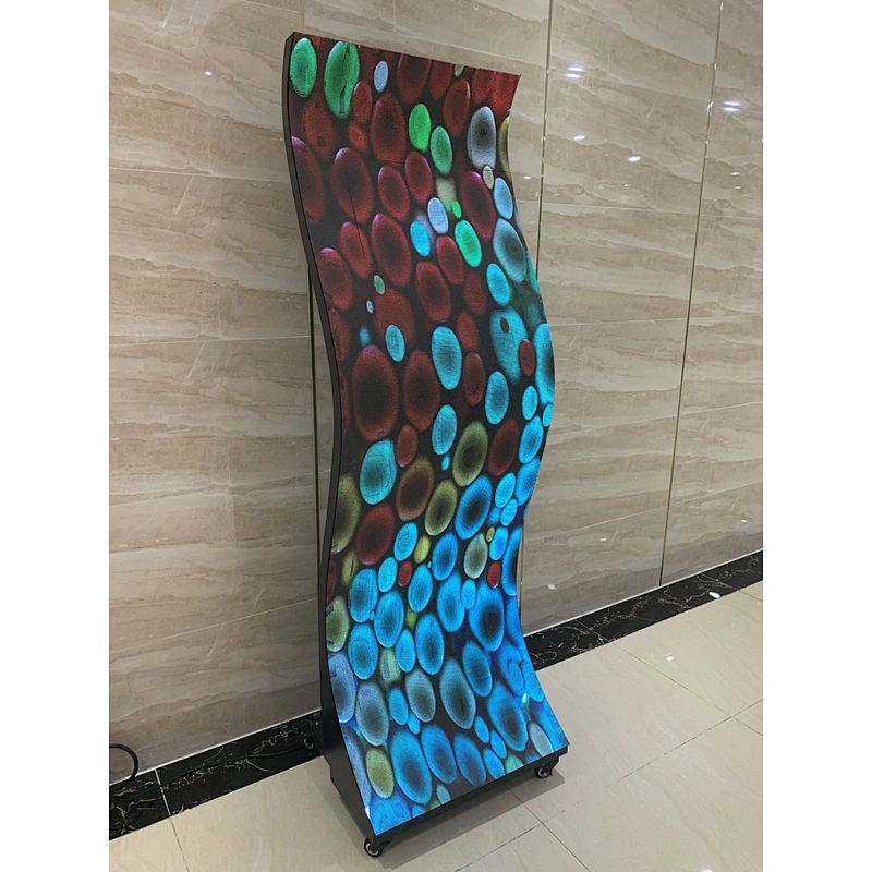 New design HD high resolution P1.2 P1.5 P1.6 P1.8 P2 P2.5 P3 P4 soft flexible foldable LED display