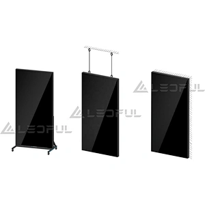 LEDFUL light and thin  LED media led movie poster portable mobile led billboard