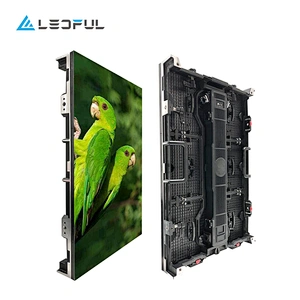 Round stage background led display 500x1000
