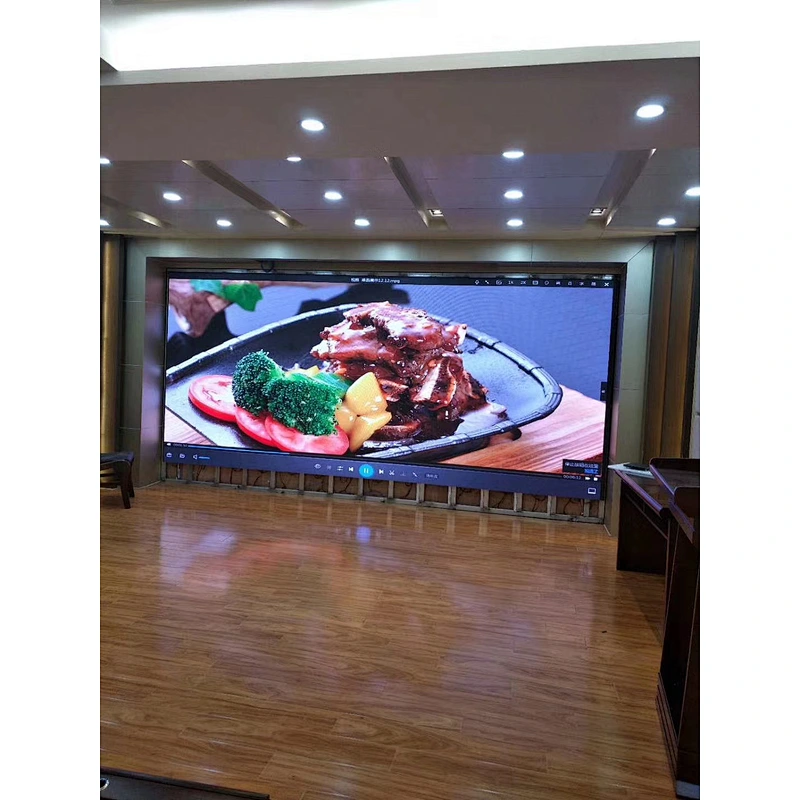 China cheap indoor led display cabinet for mall