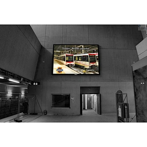 Indoor Fixed Advertising LED Display with Wifi, 4G, cloud, usb, remote control