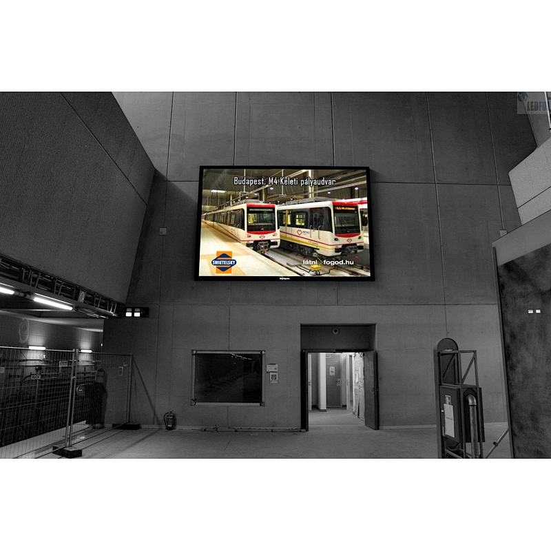 Indoor Fixed Advertising LED Display with Wifi, 4G, cloud, usb, remote control