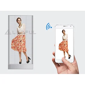 Illuminated RGB Full Color LED Display Transparent Poster