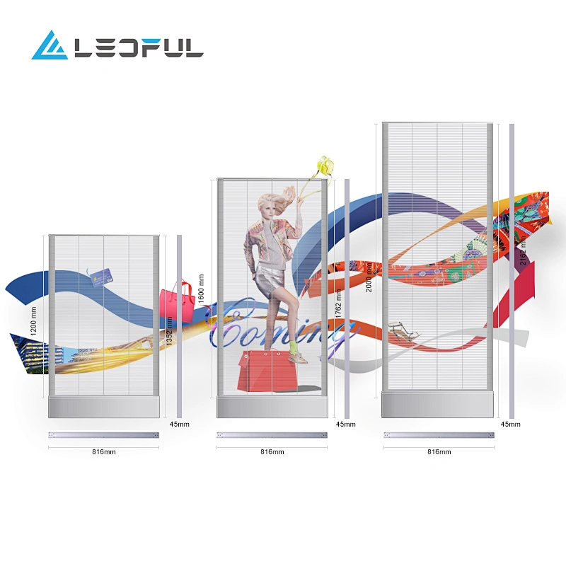 High resolution indoor P3.9 display transparent led