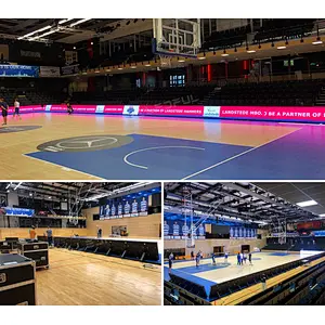 Basketball football outdoor and indoor P8 sports stadium perimeter LED screens