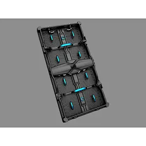 Remote Control Flexible Dance 500*1000mm Rental P2.9 Indoor LED display panels for shows in shenzhen