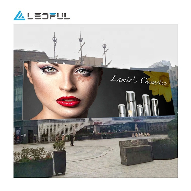 P10.4mm bracket thin LED transparent glass wall screen for windows