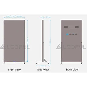 P2.5 big easy move flexible advertising LED screen poster display
