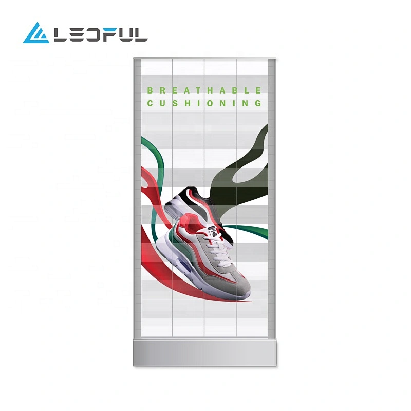 see through high transparent poster advertising LED display
