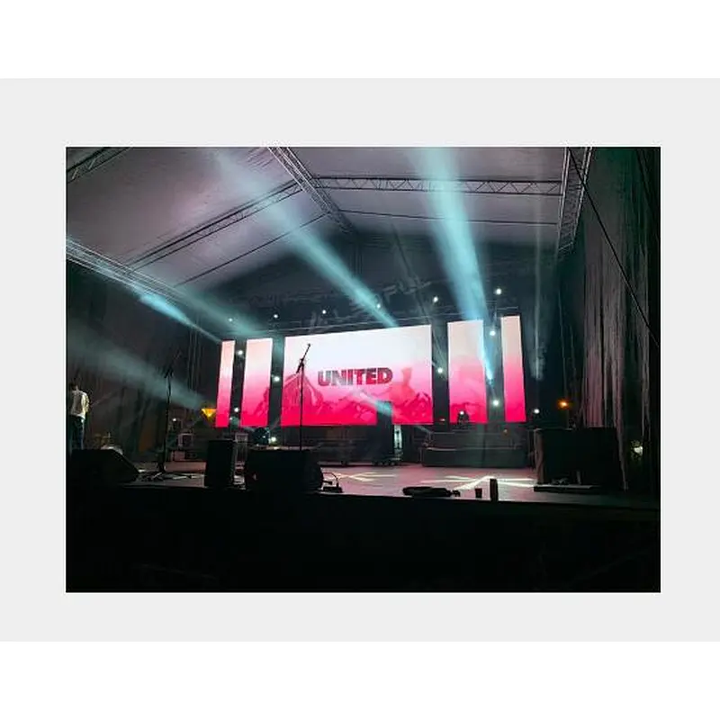 full color p3.91 super slim outdoor stage rental LED display  Panel