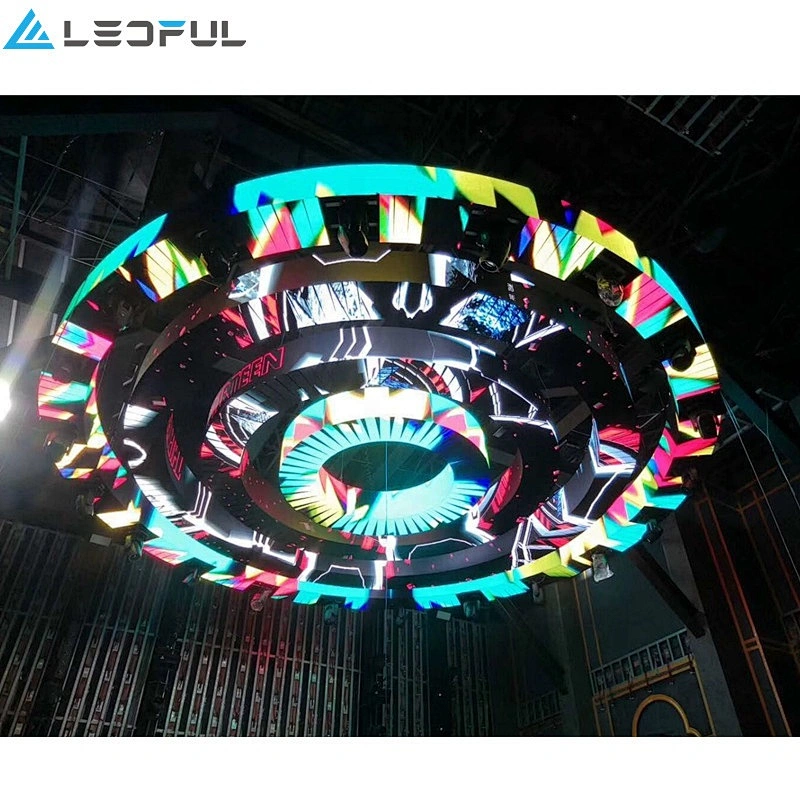 Indoor P2.5 customized flexible LED screen for shopping mall
