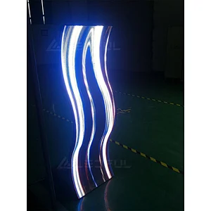 200*150mm flexible fullcolor sound led display video wall