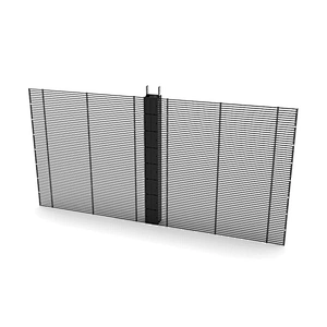 P7.8 Electronic SMD Slim parking led display Transparent Video Wall vertical led display