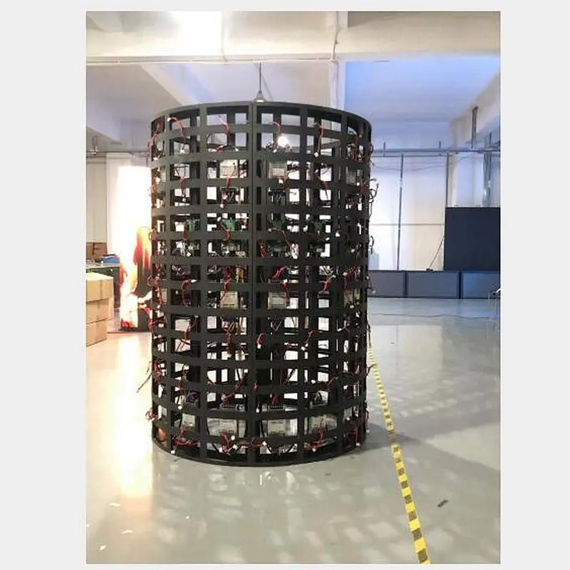 200*150mm flexible fullcolor sound led display video wall