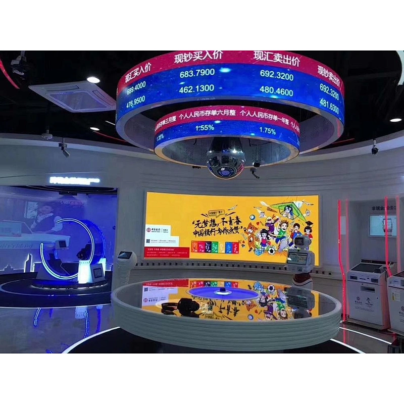 2020 new design customized soft P1.5 P1.8 P2 P2.5 P3 P4 indoor LED flexible screen for advertising