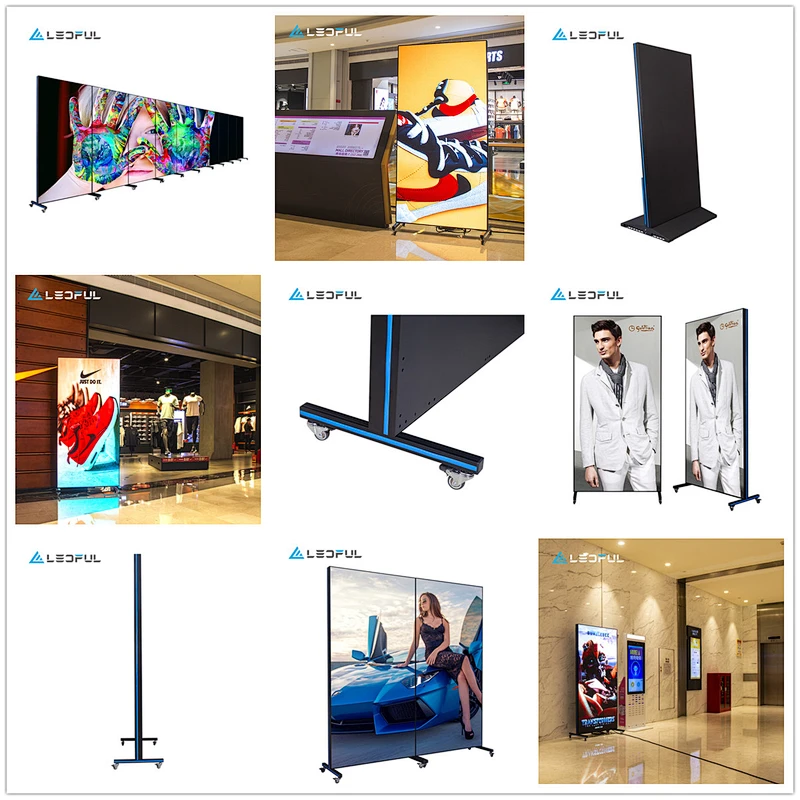 High resolution LED light movie poster P1.8 for releasing detailed information