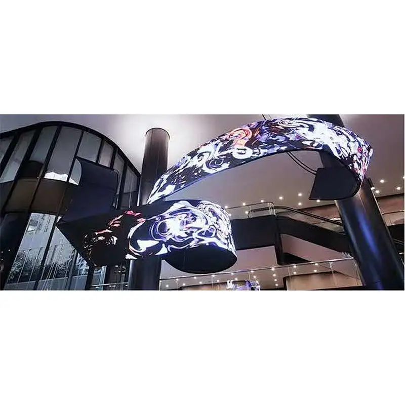 New arrival P1.5/P1.8/P2/P2.5/P3/P4mm Easy installation flex LED screen