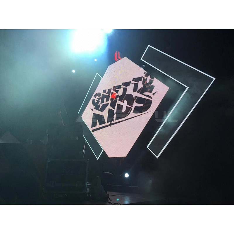 LEDFUL P3.9 P4.8 P5.9 P6.2 light weight 500*1000mm outdoor stage rental LED panel