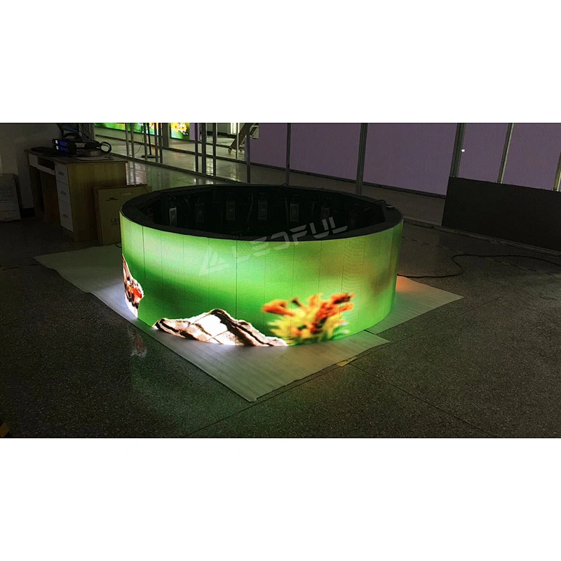 Hot sale indoor P1.8 flexible led curtain flex module p2 display price