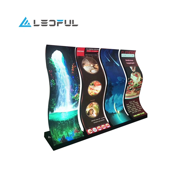 Full color High Refresh indoor Flexible LED display with CE