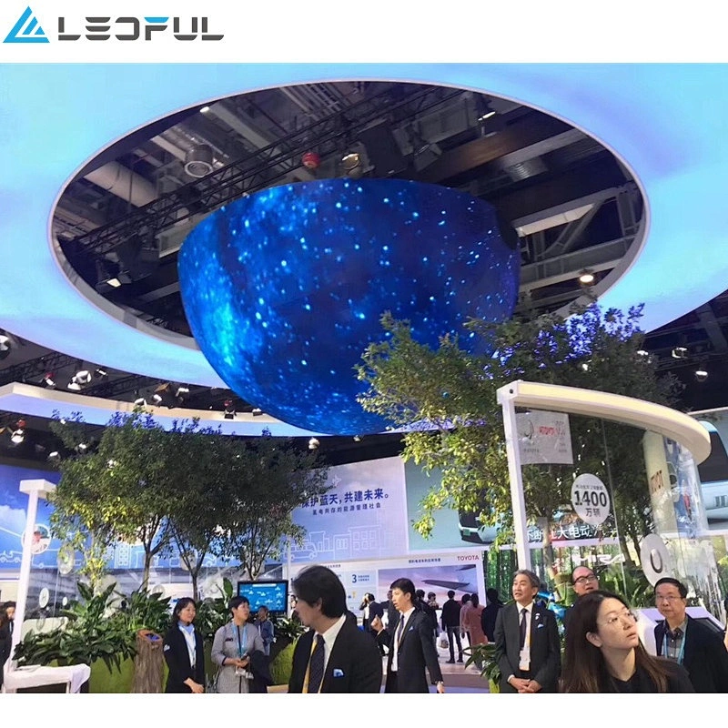 Indoor P2.5 customized flexible LED screen for shopping mall