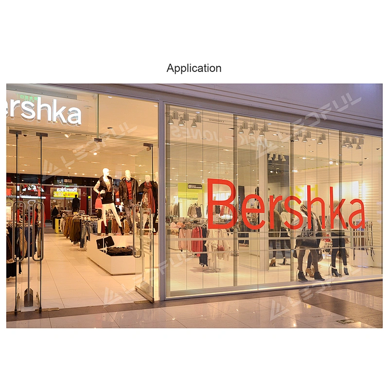 3 Year Warranty RGB Transparent Display rear architectural glass window led display