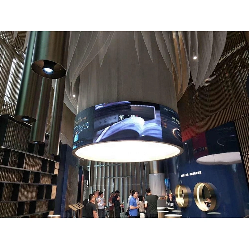 Indoor P3 high resolution commercial flexible led screen