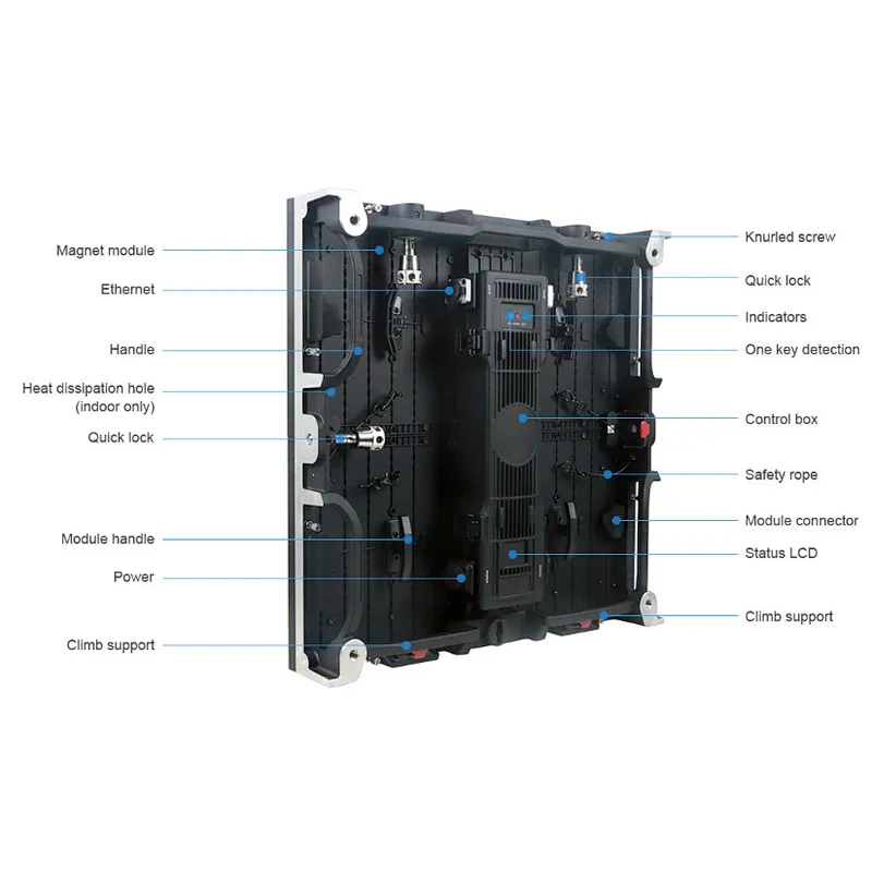 P3.9 wonderful design large screen advertising  LED display board