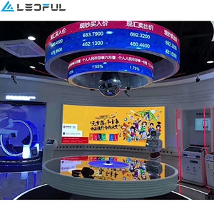 240x120mm indoor P2 customized smd flexible led screen