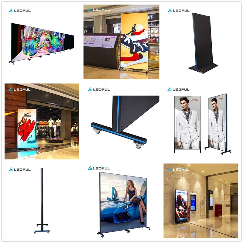 SMD full color RGB LED high brightness P2.5 Digital LED Poster display for shop window