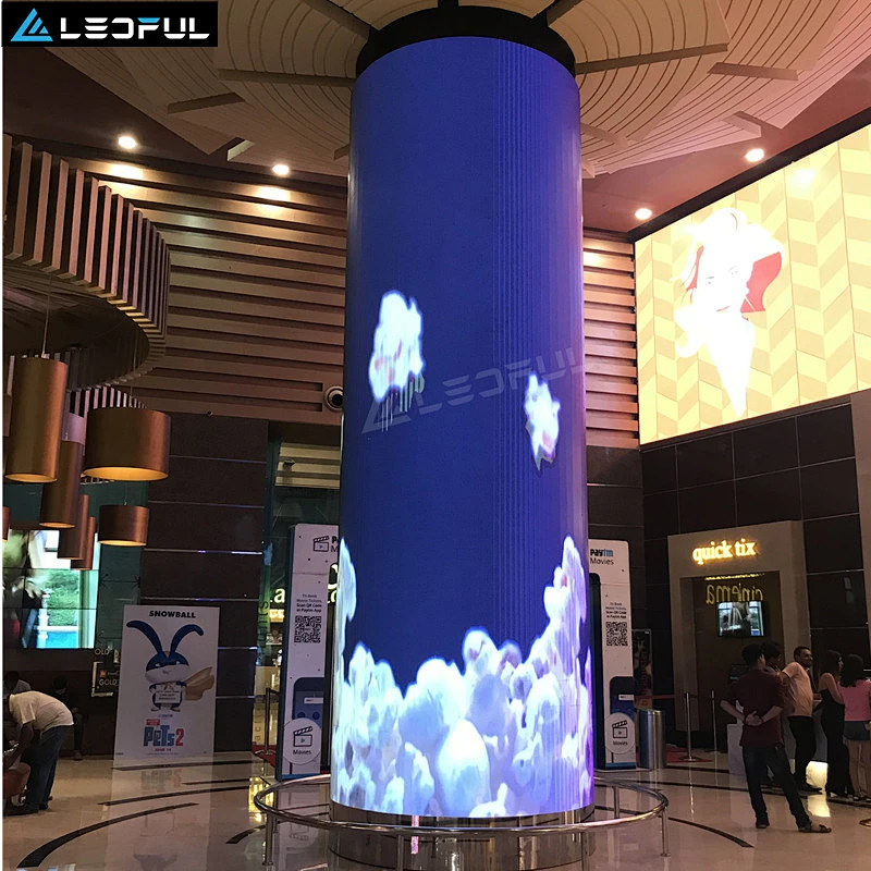 240x120mm indoor P2 customized smd flexible led screen