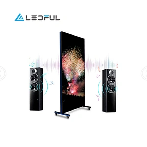 Wifi/ Cloud wireless control 960 width P2.5 indoor led module magnet poster for mall