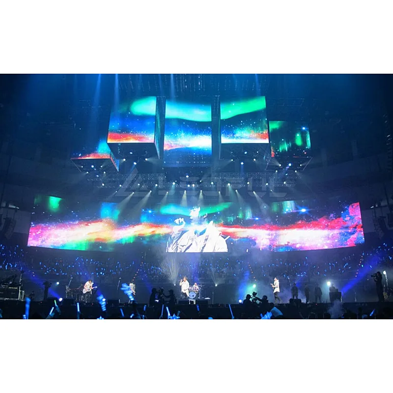 Remote Control Flexible Dance 500*1000mm Rental P2.9 Indoor LED display panels for shows in shenzhen