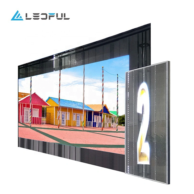 3 Year Warranty RGB Transparent Display rear architectural glass window led display