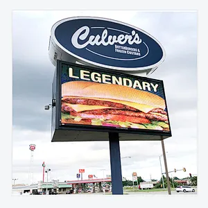 P8  customized easy installation Outdoor Big commercial Advertising LED display screen/ video wall