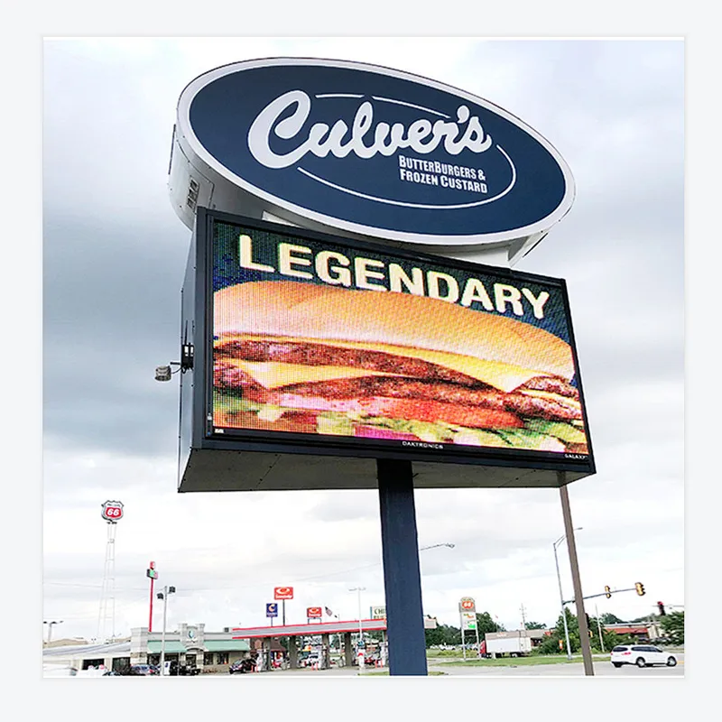 P8  customized easy installation Outdoor Big commercial Advertising LED display screen/ video wall