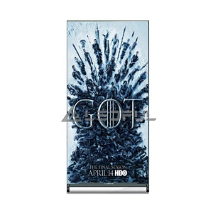 Portable Remote Control P1.8  LED Poster display for shopping mall
