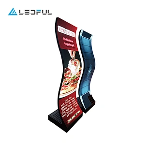 New design HD high resolution P1.2 P1.5 P1.6 P1.8 P2 P2.5 P3 P4 soft flexible foldable LED display