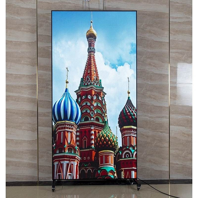 High Resolution WiFi smart P2 Digital LED Poster  shoe display case  screen for  media player