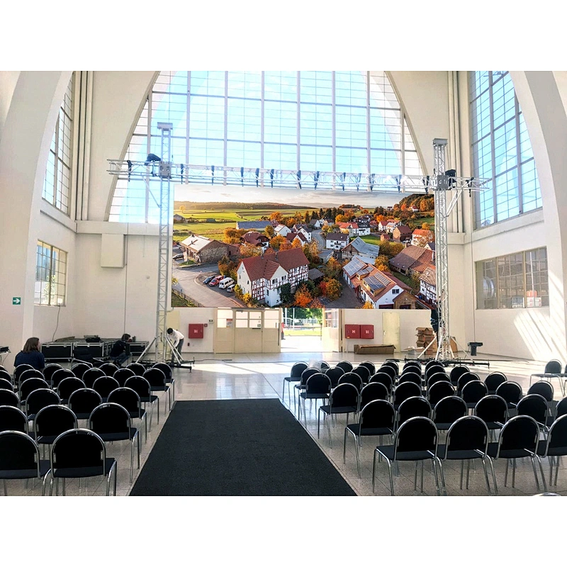 full color rental using P4.8mm super slim die aluminum cabinet  LED video screen