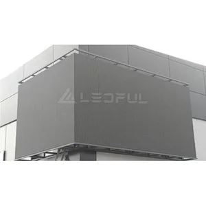 super thin and light outdoor front service P6-10 LED display for commercial advertising